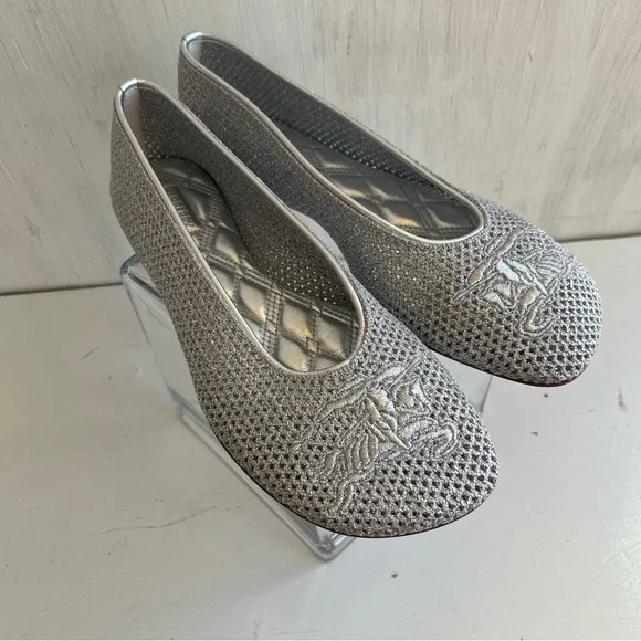 BURBERRY Mesh Ballerina Flat Size 37 - Picture 5 of 14